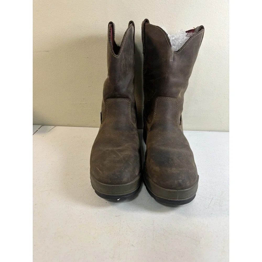 Wolverine Cabor Wellington Brown‎ Slip Resistant Boots W10319 Men's Size 14 EUC